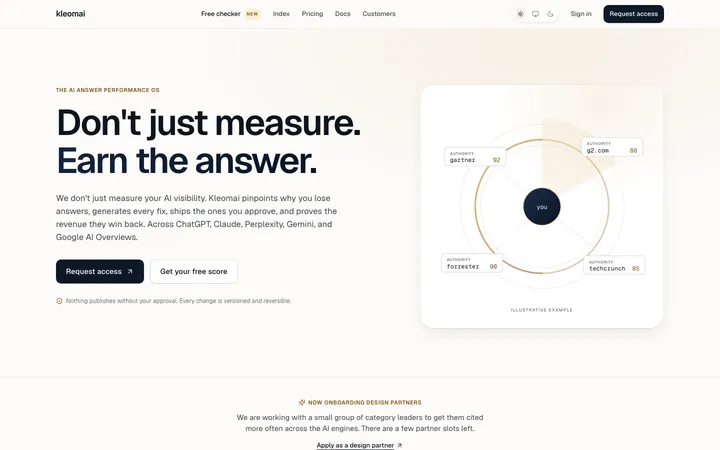 Kleomai homepage