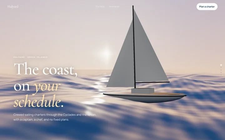 Halyard, a flagship 3D site built by WeBuildYours